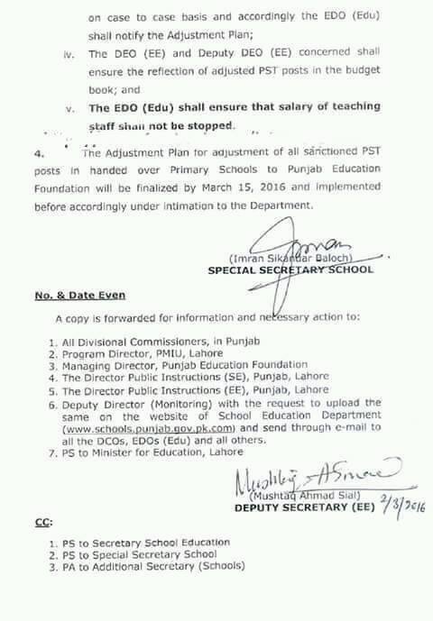 ADJUSTMENT OF PSTs OF HANDED OVER PRIMARY SCHOOLS TO PUNJAB EDUCATION FOUNDATION-3