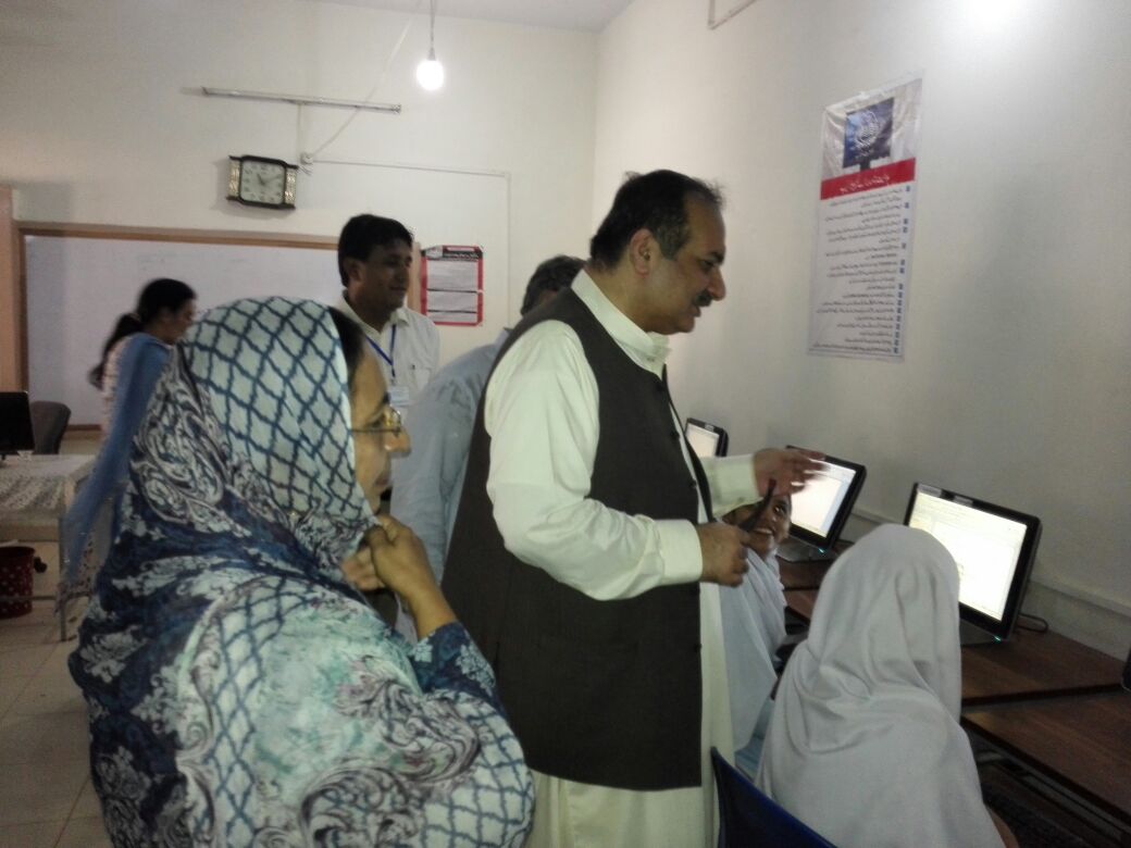 education minister visit different schools in khanpur